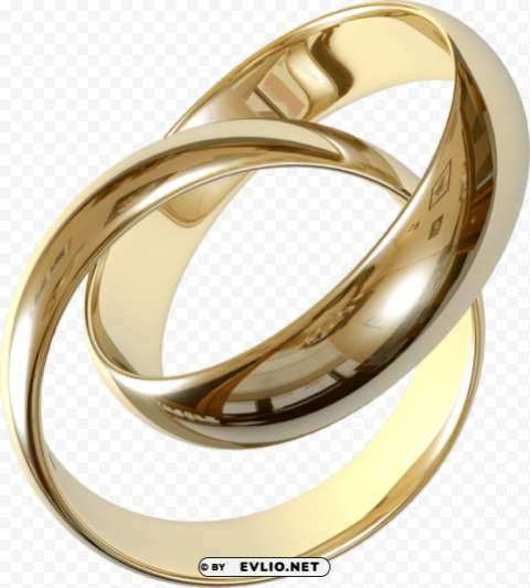 transparent wedding rings Isolated PNG Item in HighResolution