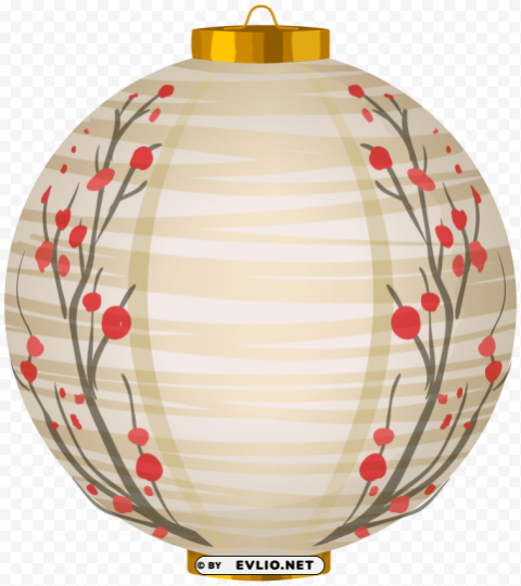 chinese lantern white PNG images with alpha transparency free