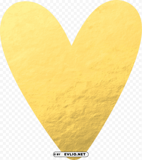 gold foil heart HighQuality Transparent PNG Isolated Element Detail