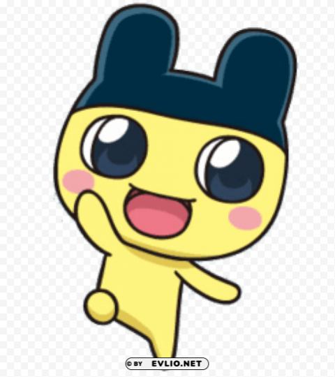 mametchi jumping PNG Isolated Subject on Transparent Background
