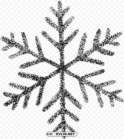 Snowflake Page Divider PNG Transparent Design