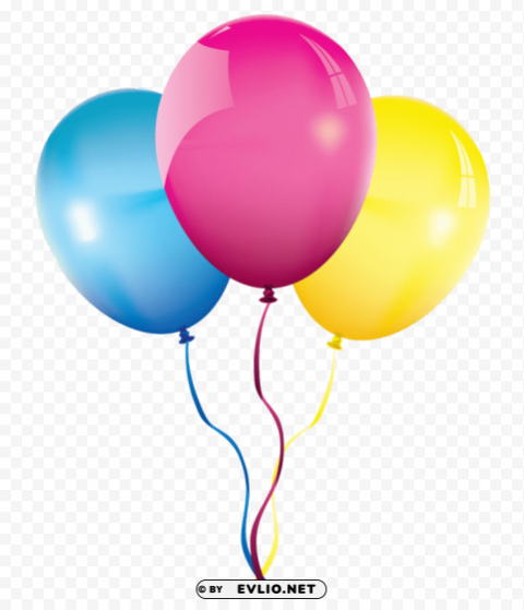 Balloons Isolated Item With Transparent PNG Background