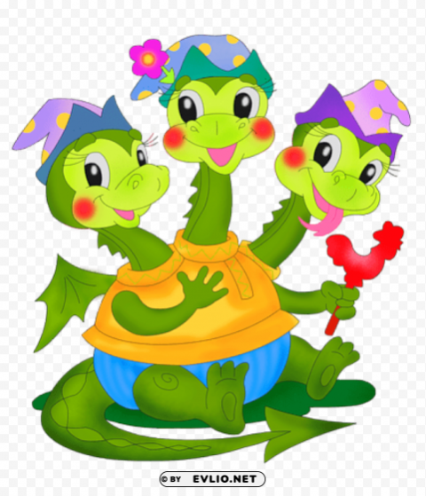 cute dragonpicture Isolated Object on Transparent PNG clipart png photo - fc4264a8