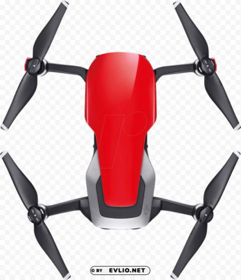 dji mavic air red top view PNG files with transparent elements wide collection