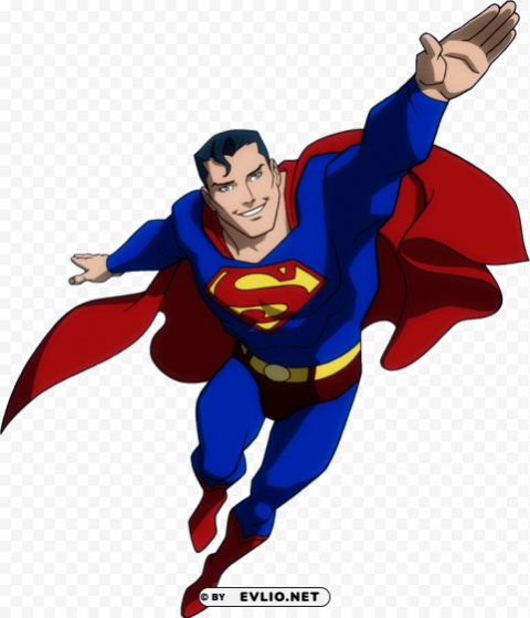 superman PNG Isolated Design Element with Clarity