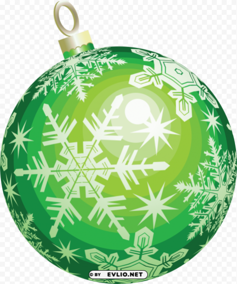 free icons - green christmas ornament PNG transparent vectors