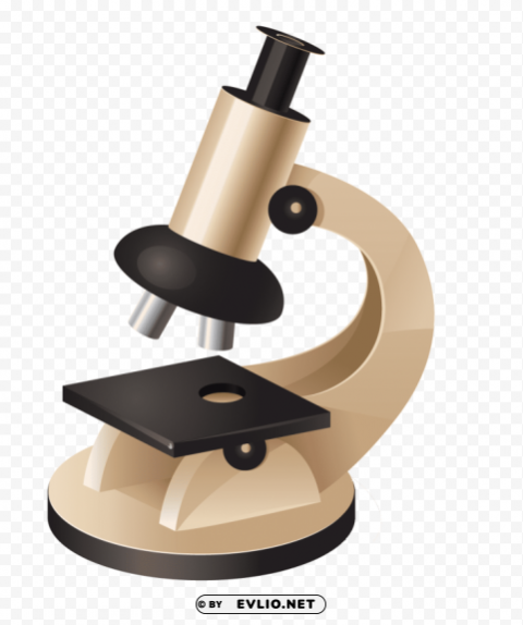 microscope Isolated PNG Element with Clear Transparency