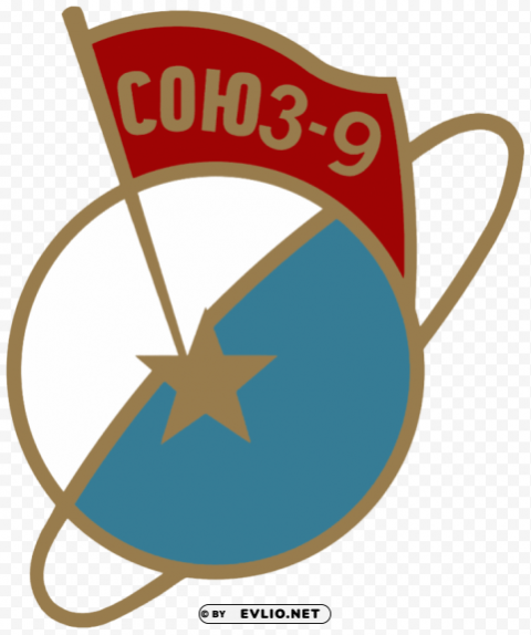 soyuz 9 patch PNG clipart with transparent background