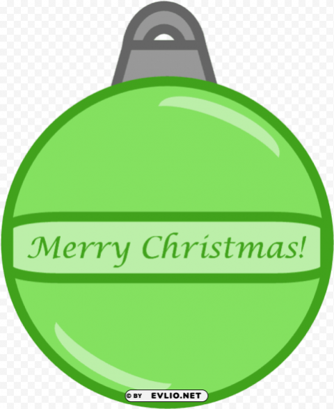 Green merry Christmas ornaments PNG Image Isolated with HighQuality Clarity