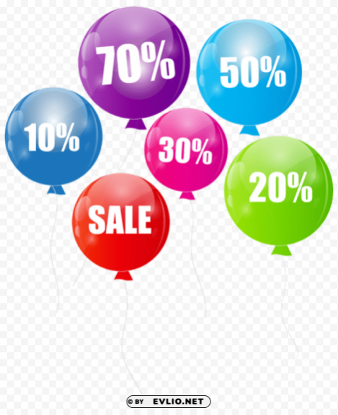 discount sale balloons transparent Clear pics PNG