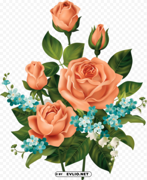 imagenes de rosas en PNG design elements