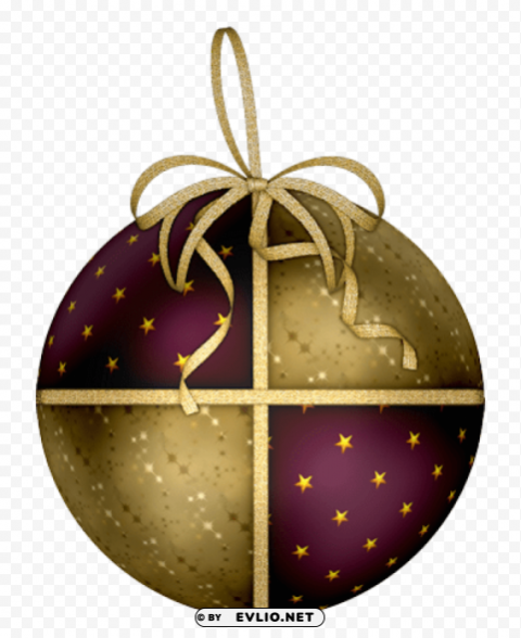 red christmas ornament Isolated Graphic with Transparent Background PNG