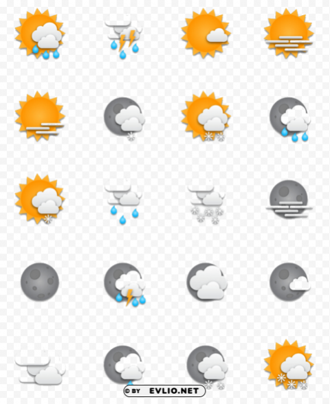weather report Isolated Icon with Clear Background PNG