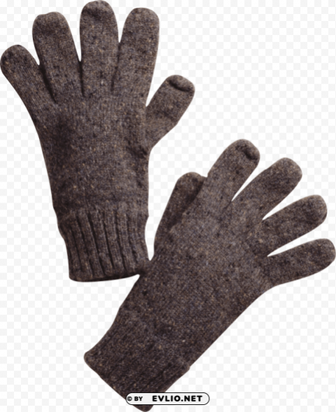 winter gloves PNG files with alpha channel