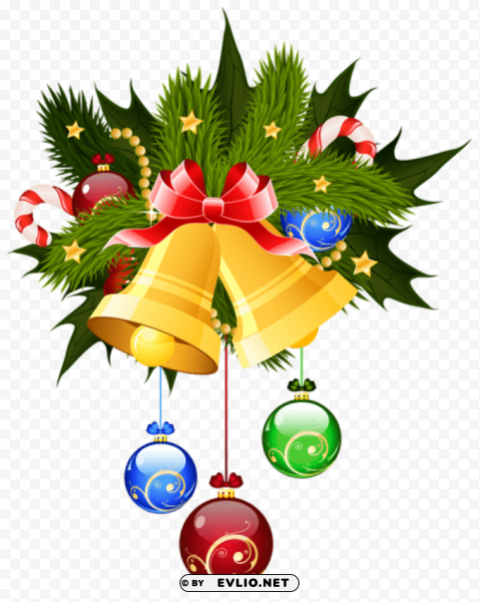 christmas bells and ornaments HighQuality Transparent PNG Isolation