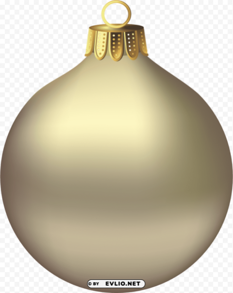 gold christmas ornament PNG images with transparent elements pack