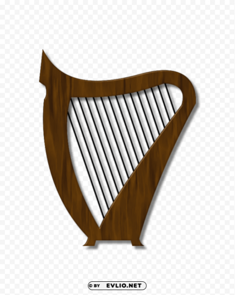 Transparent Background PNG of harp PNG with transparent bg - Image ID 7fe7e93d