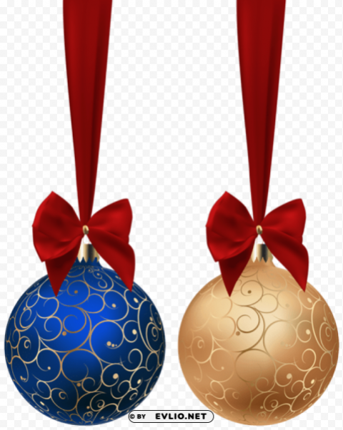 christmas balls set Isolated Item on HighQuality PNG