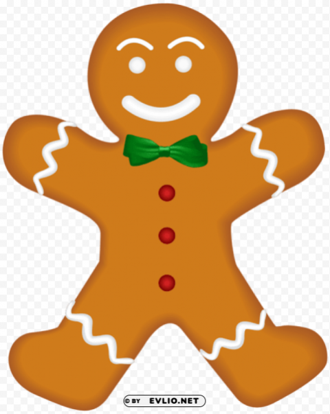 christmas gingerbread PNG transparent elements package