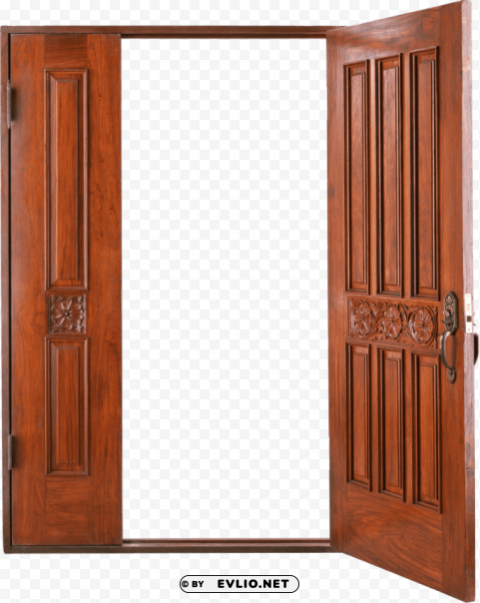 door Isolated Artwork on Transparent PNG