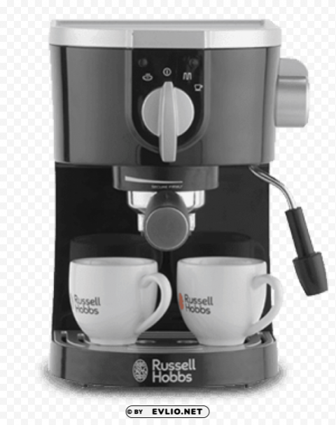 russell hobbs expresso coffee machine PNG transparent elements compilation