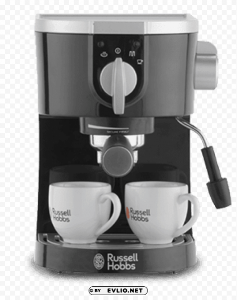 Russell Hobbs Expresso Coffee Machine PNG Transparent Elements Compilation