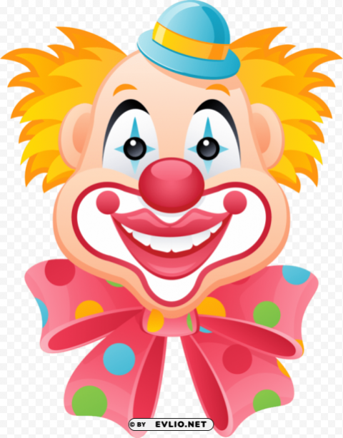 clown's Clean Background PNG Isolated Art clipart png photo - cfcdbca6