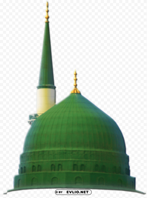 Al Masjid an Nabawi PNG Image with Transparent Isolated Graphic Element