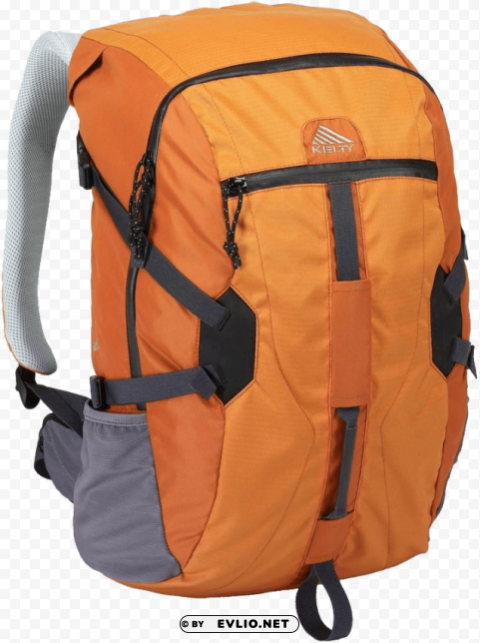 Orange Kelty Backpack - Clear - Image ID 9018cca5 Transparent Cutout PNG Isolated Element