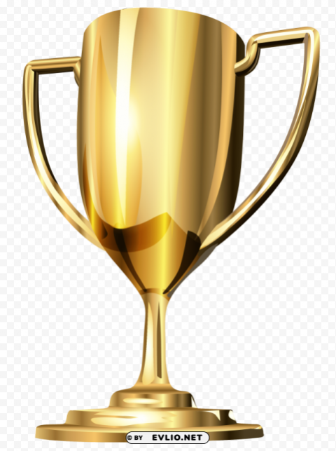 gold cup trophy Clear Background PNG Isolated Graphic Design