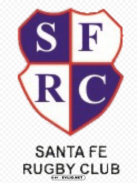santa fe rc rugby logo Isolated Design Element on Transparent PNG