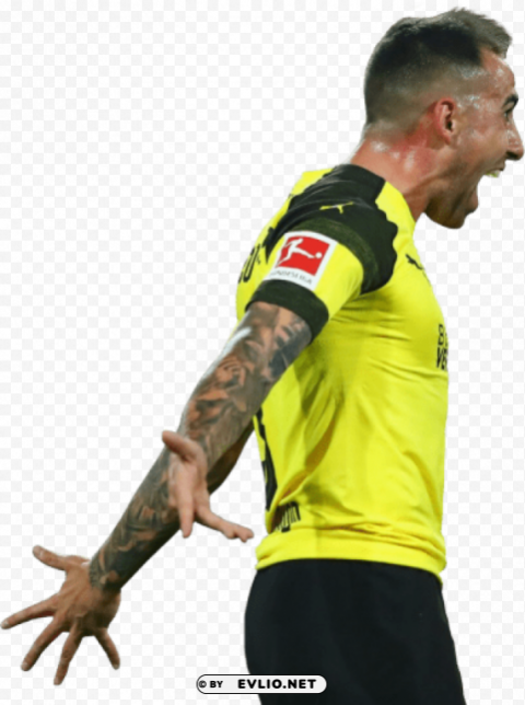 paco alcacer Transparent Background PNG Isolated Item