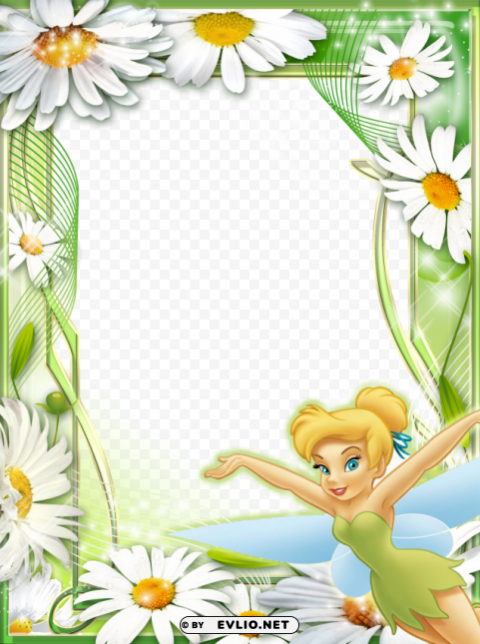 Tinkerbell Frame PNG Image Isolated With HighQuality Clarity