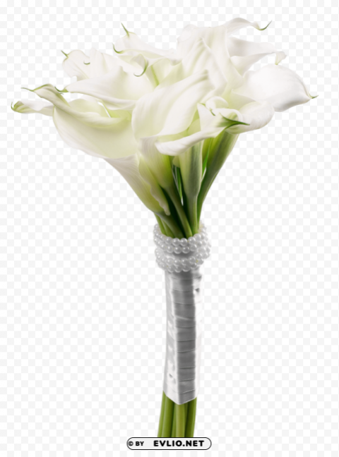 calla lily bouquet PNG high quality