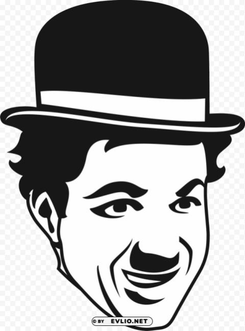 charlie chaplin PNG transparent graphics bundle