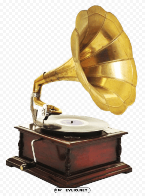 Clear gramophone Isolated Item with Clear Background PNG PNG Image Background ID 6d6e8309