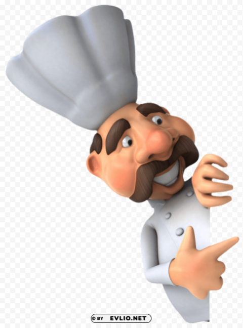 male chef Isolated Artwork in HighResolution Transparent PNG