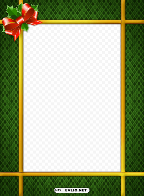 christmas border frame transparent PNG with Isolated Object and Transparency