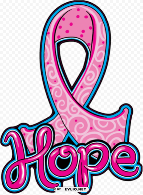 Cute Cancer Ribbon PNG With Isolated Transparency