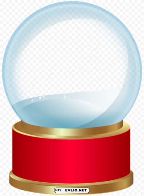 empty snow globe red PNG images without BG