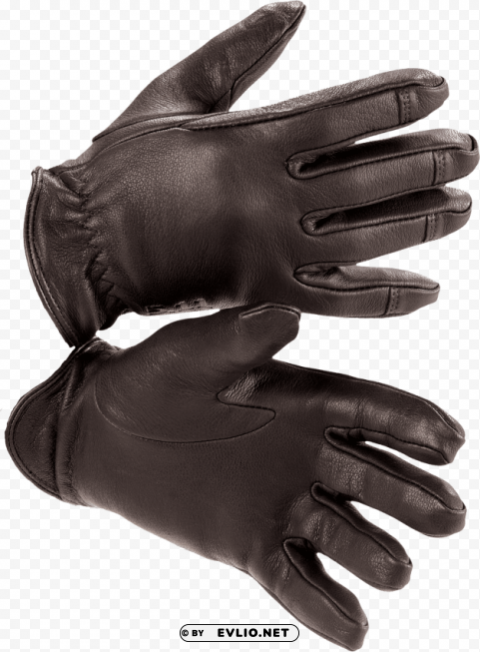 leather gloves Isolated Object on Transparent PNG
