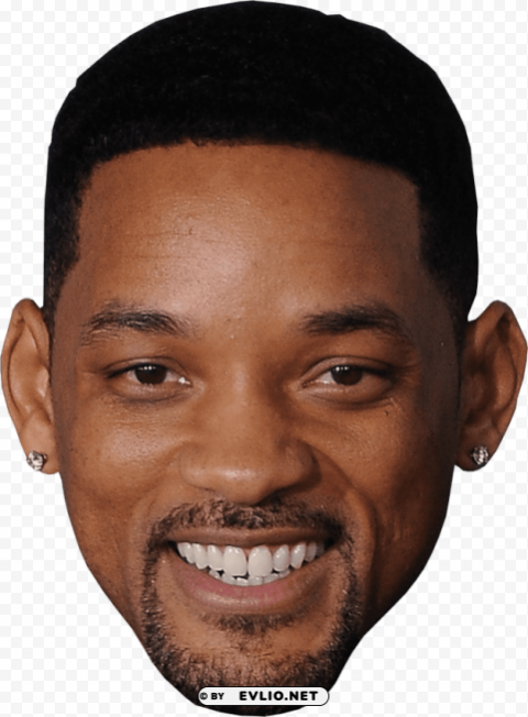 Transparent background PNG image of man face will smith PNG images with cutout - Image ID 1b8defda