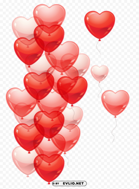  heart baloons Transparent PNG images wide assortment