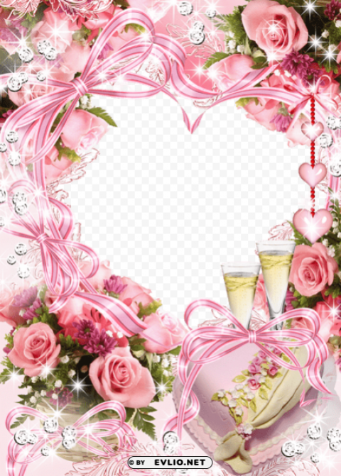 wedding anniversary frame Transparent Background PNG Isolated Icon