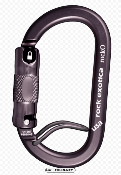 carabiner Isolated Object on HighQuality Transparent PNG