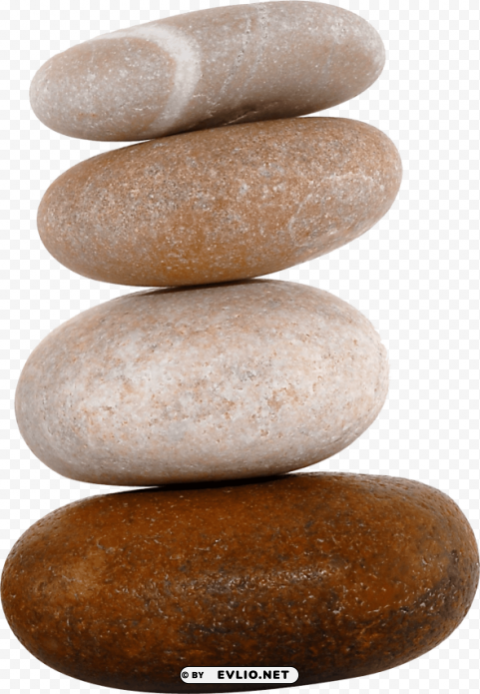 Stones And Rocks PNG With Clear Background Set