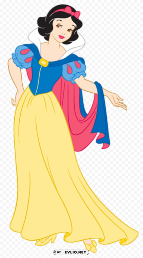 classic snow white princess PNG for free purposes