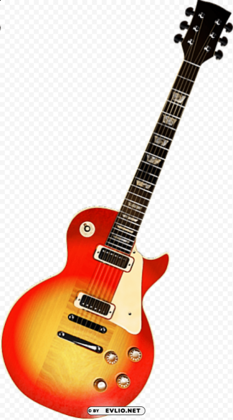 guitar transparent Clean Background Isolated PNG Graphic