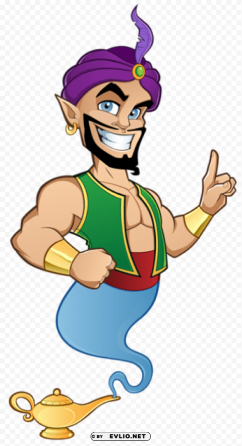 genie PNG Image with Isolated Artwork