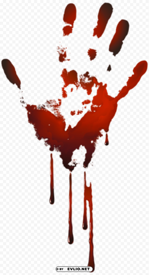 bloody handprint Transparent PNG graphics assortment